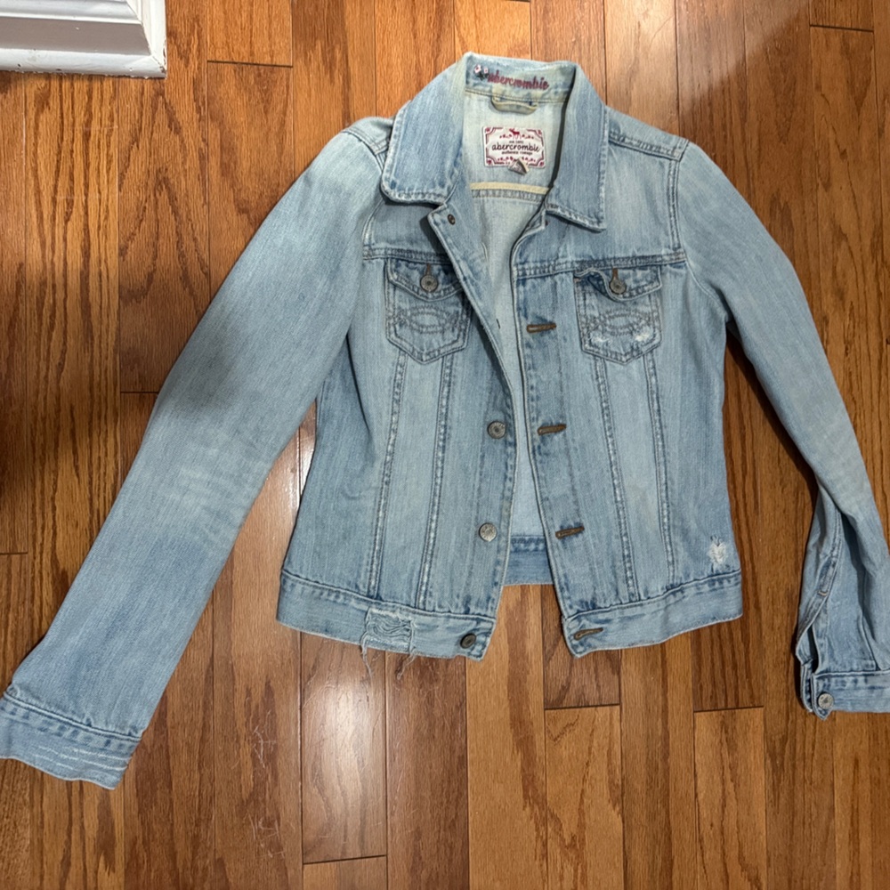 Abercrombie & Fitch Light Blue Denim jacket